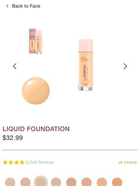 NEW Mineral Fusion Liquid Foundation in Warm 4
